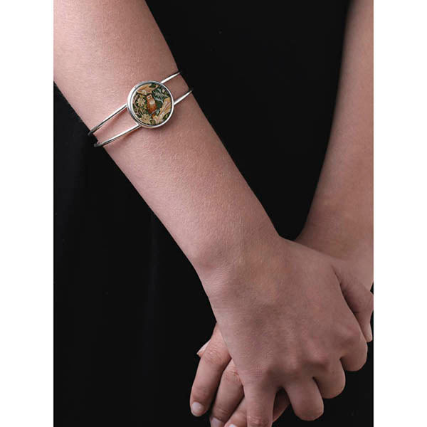 Morris Owl Bangle - worn