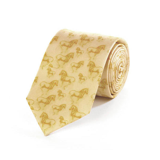 Da Vinci Horses Silk Tie
