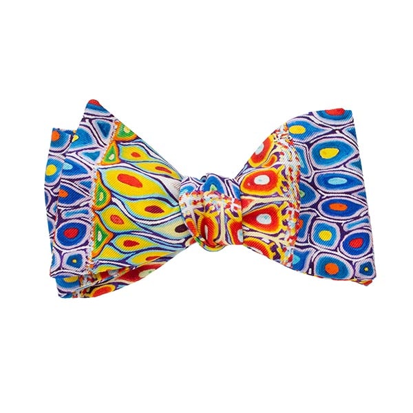 Zebrafish Silk Bow Tie