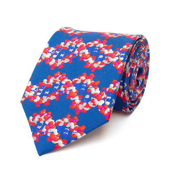 Double Helix Silk Tie