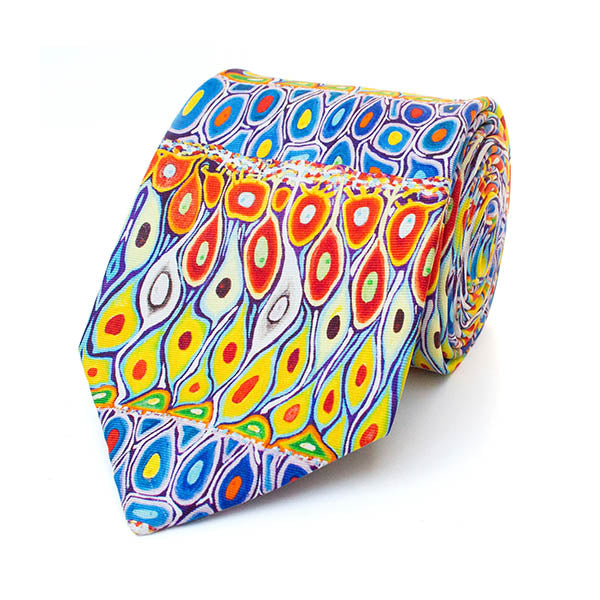 Zebrafish Silk Tie