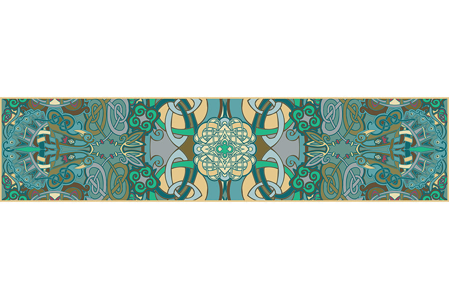 Celtic Phoenix Crêpe de Chine Scarf
