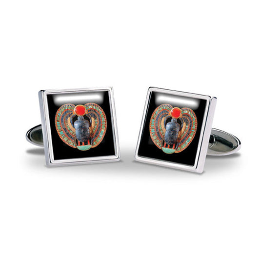 Egyptian Scarab Cufflinks