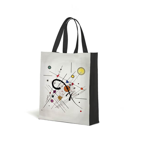 Kandinsky Grey Tote Bag Medium