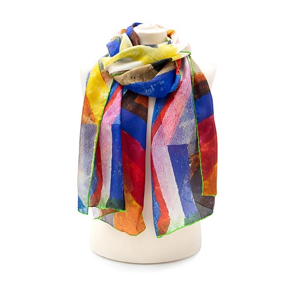 Paul Klee Church Silk Habotai Scarf