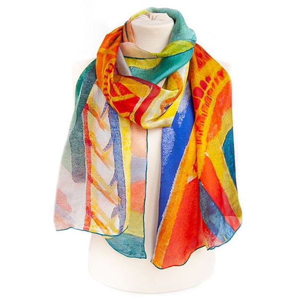 Delaunay Eiffel Tower Habotai Scarf