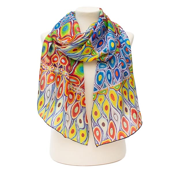 Zebrafish Habotai Scarf