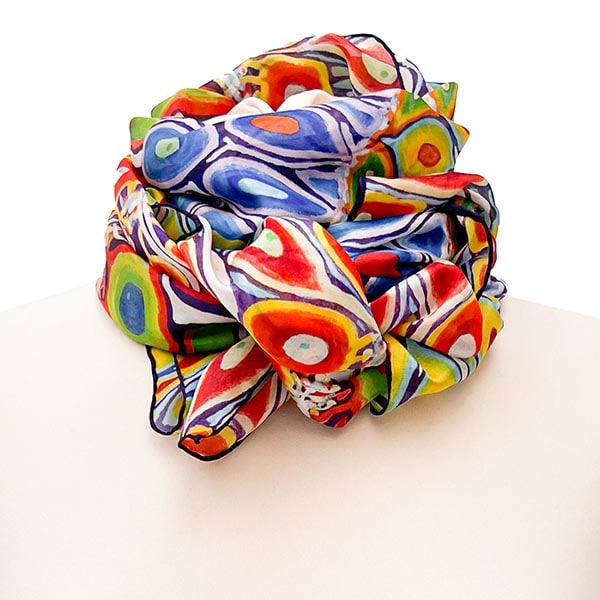 Zebrafish Habotai Scarf - Further Alternative Styling