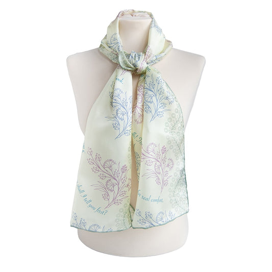Jane Austen Silk Habotai Scarf