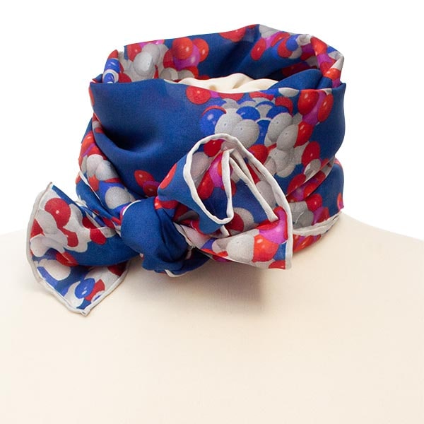 Double Helix Habotai Scarf - Styled