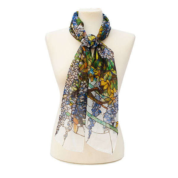 Tiffany Wisteria Silk Habotai Scarf