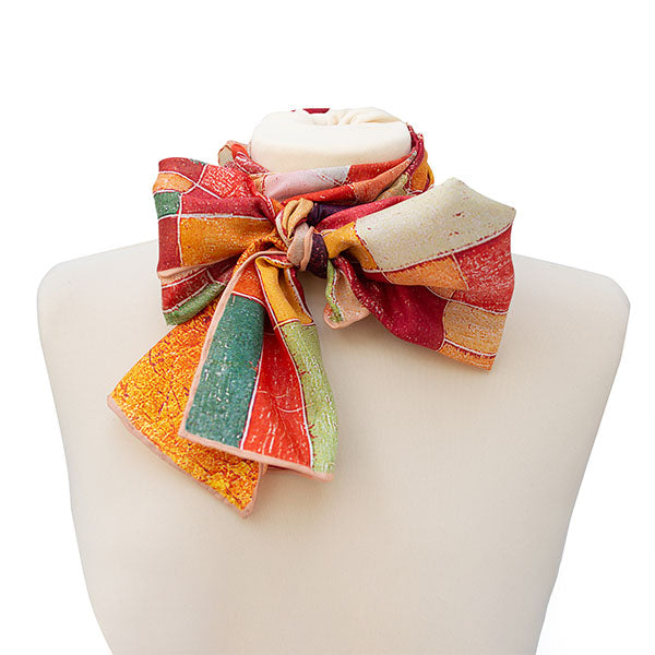 Klee Bauhaus Silk Habotai Scarf - Style 2