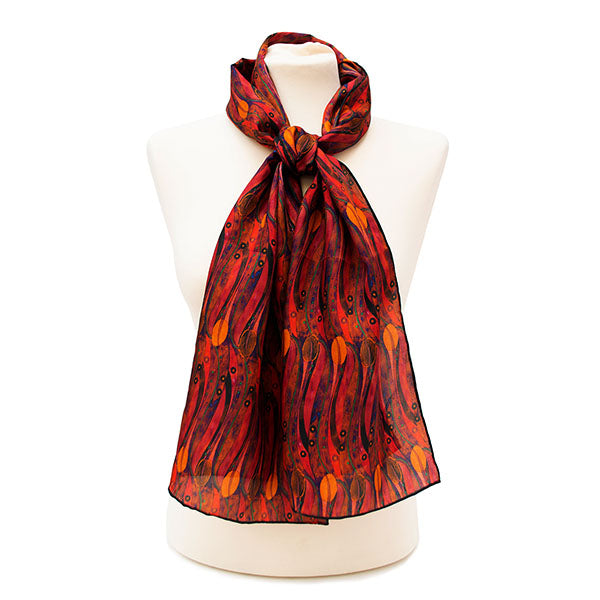Mackintosh Tulips Silk Habotai Scarf