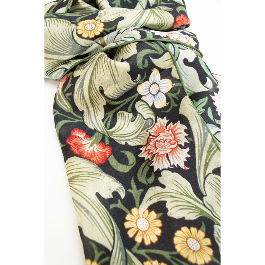 Dearle Leicester Silk Habotai Scarf - Detail 2