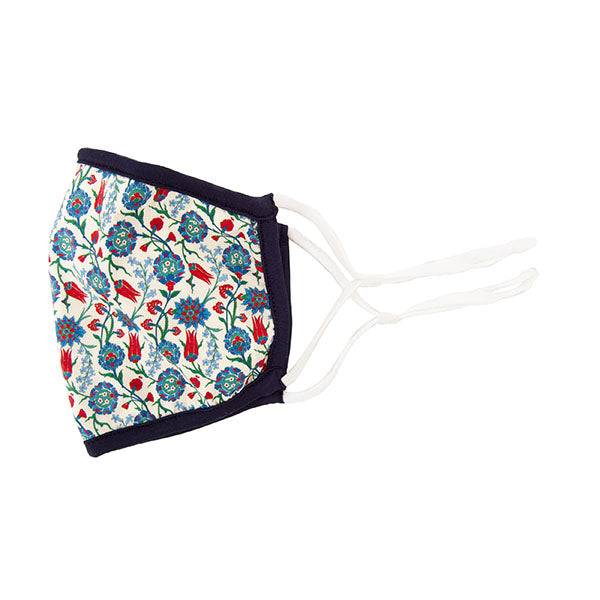 Iznik Flowers Face Mask
