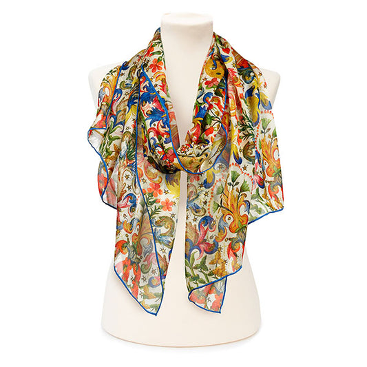 Book of Hours Chiffon Scarf