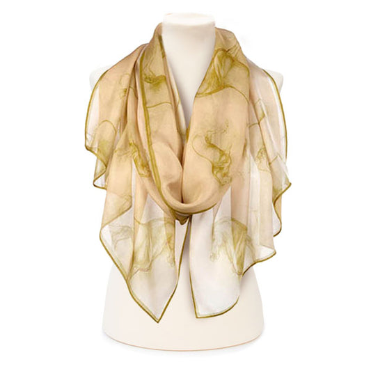 Da Vinci Horse Chiffon Scarf