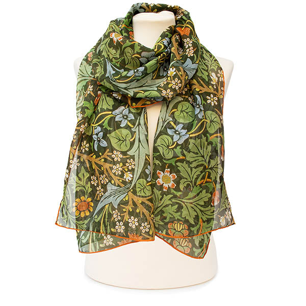 Morris Blackthorn Chiffon Scarf