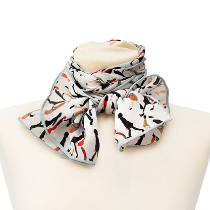 Going to Work Pearl Crêpe de Chine Scarf