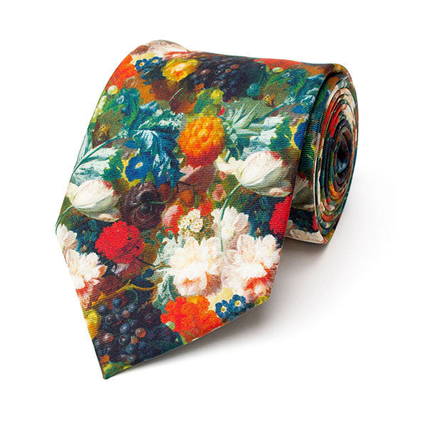 Van Os Fruits & Flowers Silk Tie