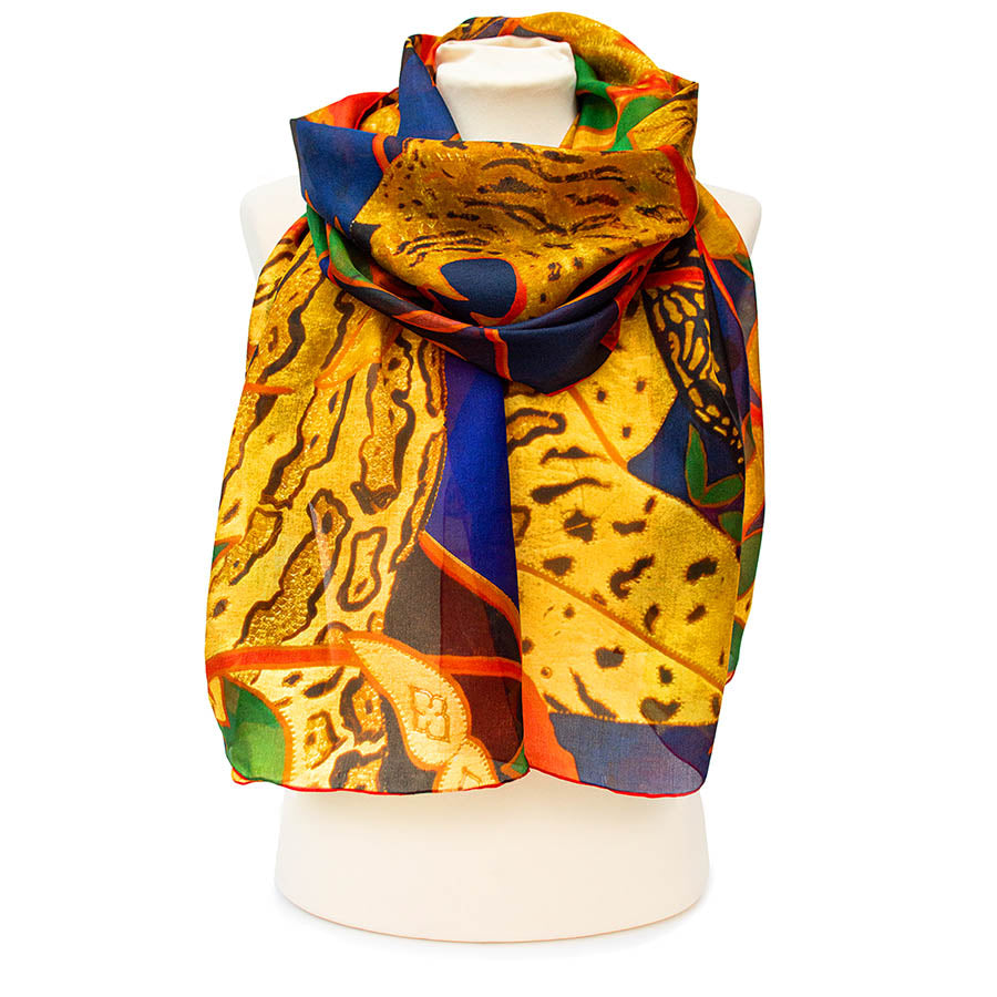 The Hunt Silk Habotai Scarf - Style 1