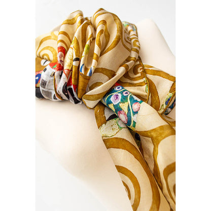 Klimt Fulfilment Habotai Scarf - Detail 1