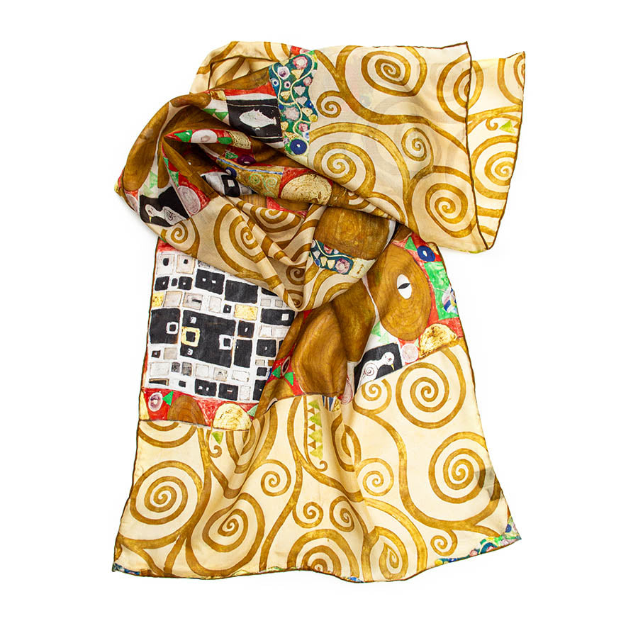 Klimt Fulfilment Habotai Scarf - Detail 2