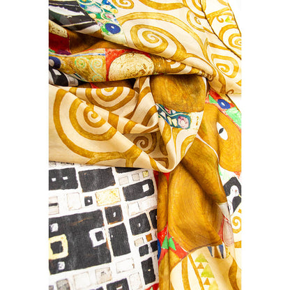 Klimt Fulfilment Habotai Scarf - Detail 3