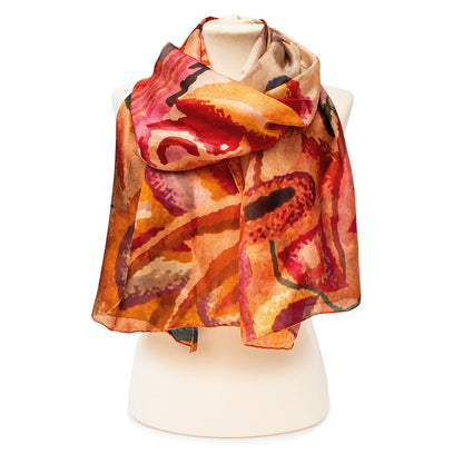 Guiguichon Silk Habotai Scarf - Style 1