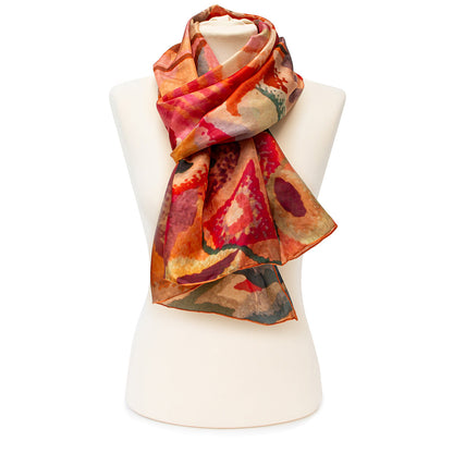 Guiguichon Silk Habotai Scarf - Style 2