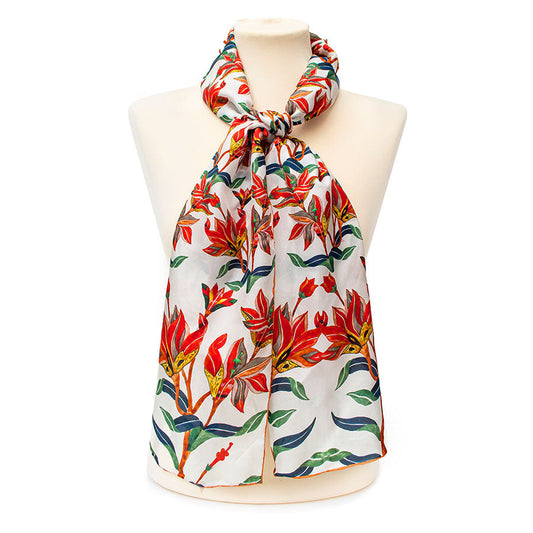 Taj Mahal Silk Habotai Scarf - Style 1