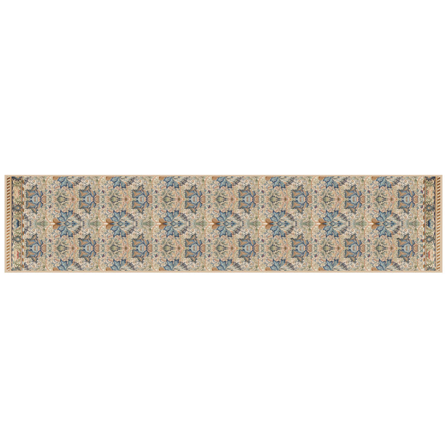 Morris Artichoke Habotai Scarf - Flat Artwork