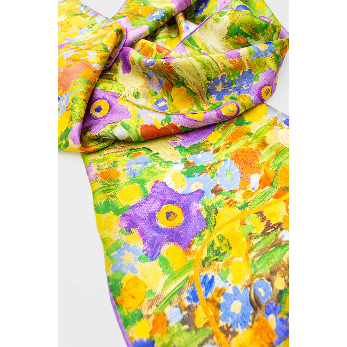 Klimt The Kiss Silk Habotai Scarf - Detail 2