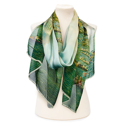 Canaletto Thames Chiffon Scarf