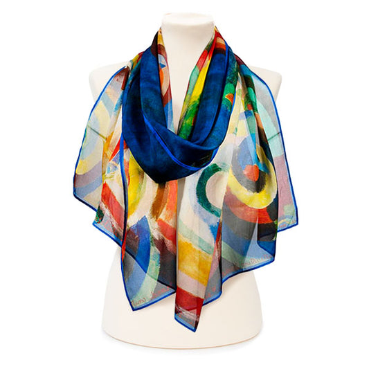 Delaunay Bleriot Chiffon Scarf