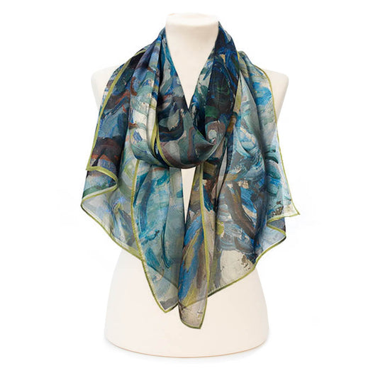 Van Gogh Olive Tree Chiffon Scarf