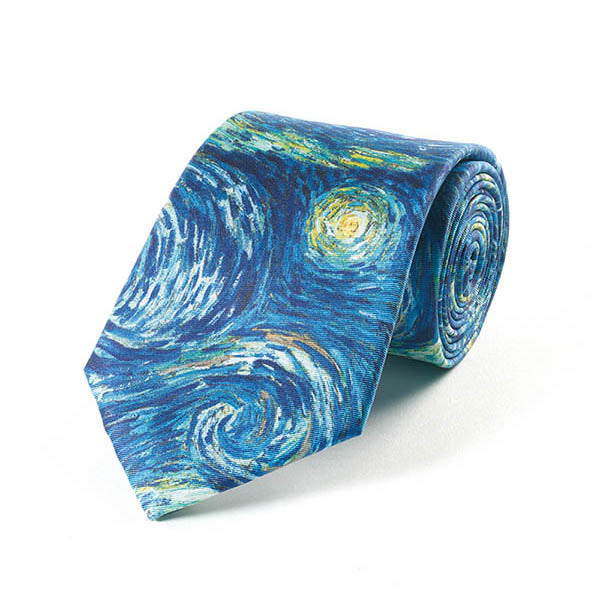 Van Gogh Starry Night Silk Tie
