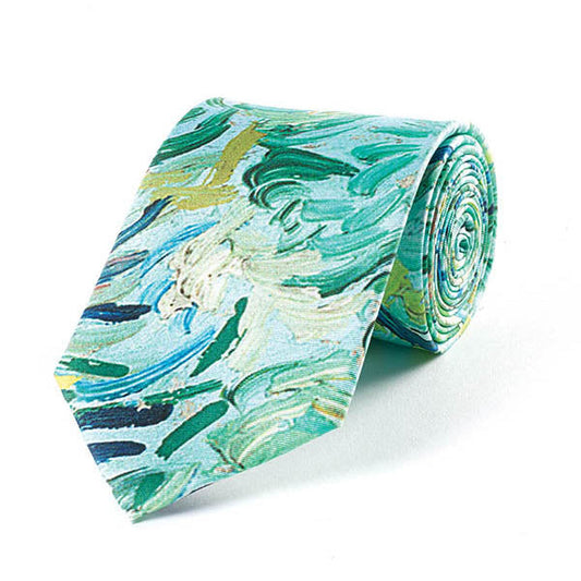 Van Gogh Wheatfield Silk Tie