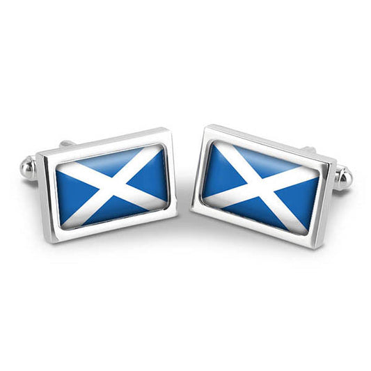 Scottish Saltire Cuff Links
