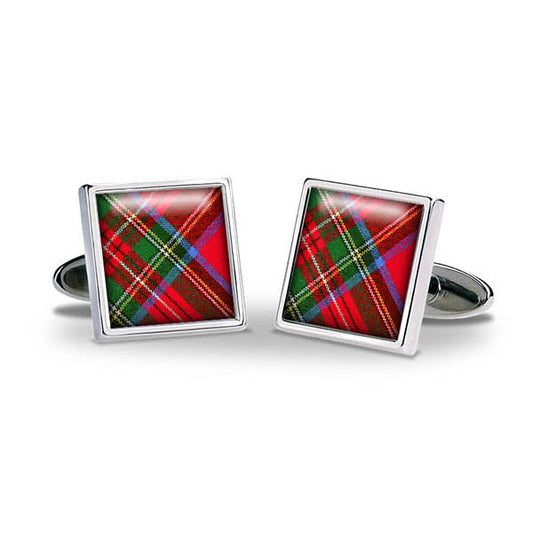 Tartan Royal Stewart Cuff Links
