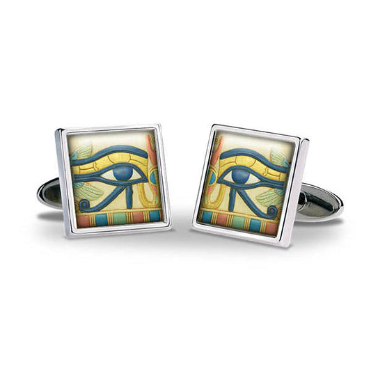 Egyptian Eye of Horus Cuff Links