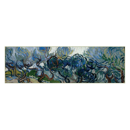 Van Gogh Olive Tree Chiffon Scarf Flat