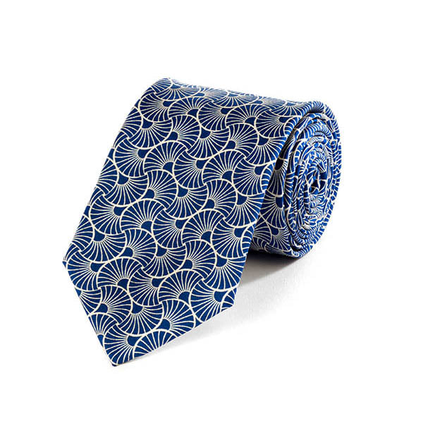 Deco Gingko Silk Tie