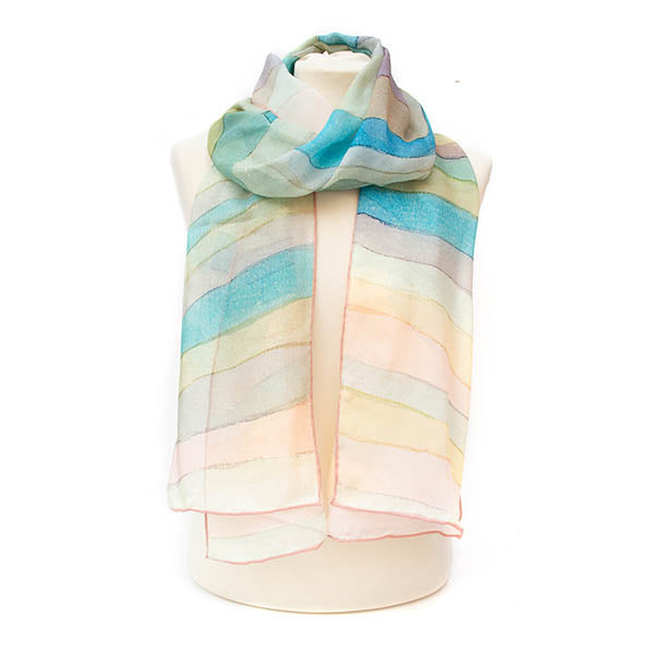 Paul Klee Steep Coast Chiffon Scarf