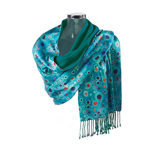 Klimt Turquoise Poshmina Stole