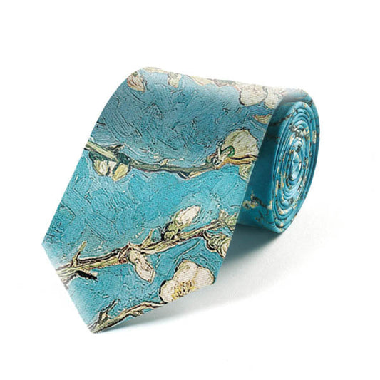 Van Gogh Almond Blossom Silk Tie