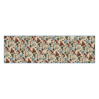 Van Kessel Forget Me Nots Habotai Scarf Flat Artwork