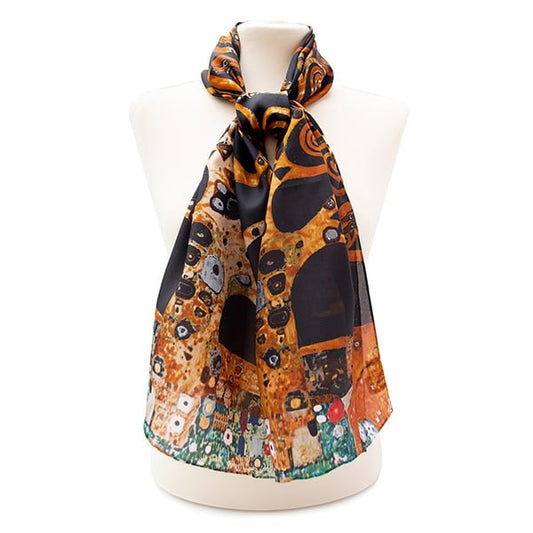 Klimt Tree of Life Habotai Scarf
